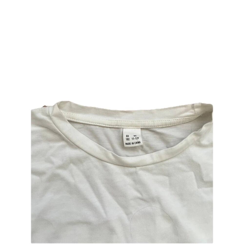 SOLY HUX Girl's Letter Graphic T Shirts Short Sleeve White Size 11/12 A000870 - Picture 4 of 8